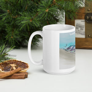 "Right Side" White glossy mug