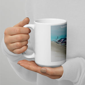 "Right Side" White glossy mug
